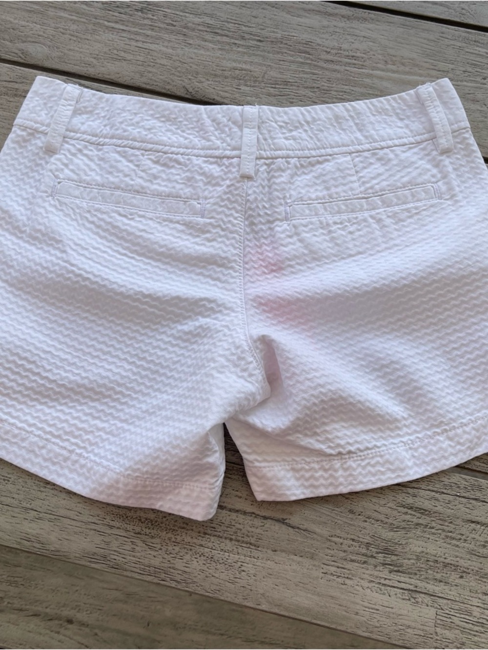 Lilly Pulitzer Resort White Textured Callahan  Shorts Size 00 NWT - Picture 7 of 11
